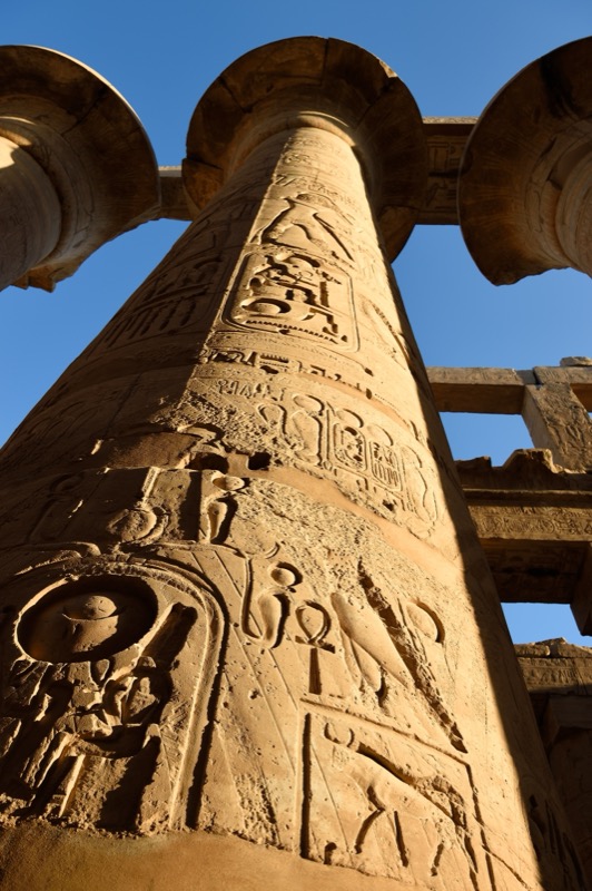 Avenue of Sphinxes at Karnak Temple complex in Luxor