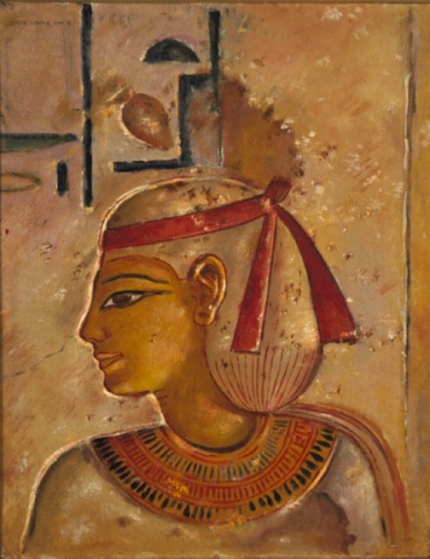 Rock-cut royal tomb entrance in the Valley of the Kings, Luxor West Bank