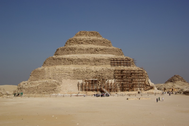 Step Pyramid of Djoser and surrounding mortuary complex at Saqqara